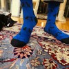 Cat Silhouette Pattern Socks from the Sock Panda (Men's Sizes Adult Large) - 2 of 4