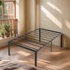 ChicFurnit Mattress Bases Metal Platform Bed Frame Modern Heavy Duty Steel Support Design for Bedroom Comfort, Black, 74.6"*37.8"*12" - 2 of 4