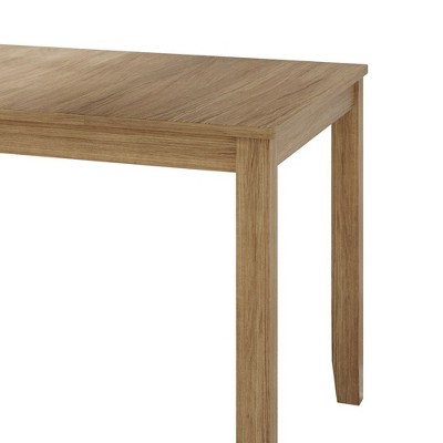 Natural Oak 59" Rectangular Wooden Dining Table