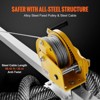 VEVOR Confined Space Tripod Kit, Confined Space Tripod 7' Legs and 98' Cable, Rescue Tripod 32.8' Fall Protection, 1800 lbs Winch Silver - 4 of 4