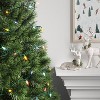 60ct LED Faceted C6 Christmas String Lights Twinkling with Green Wire - Wondershop™ - 2 of 4