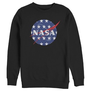 Men's NASA American Flag Large Stars Logo T-Shirt - 1 of 4