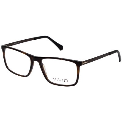 Vivid Designer Reading Blue Light Blocking Eyeglasses 886 in Light Blue 53 mm
