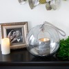 Pavilion Gift Company - Together - 9.5" Smoke Glass Lantern - Candle Holders - 2 of 4