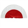 Northlight Traditional Velveteen Christmas Tree Skirt - 26" - Red and White - 3 of 3