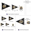 Big Dot of Happiness Disco New Year - Triangle Groovy NYE Party Photo Props - Pennant Flag Centerpieces - Set of 20 - 3 of 4