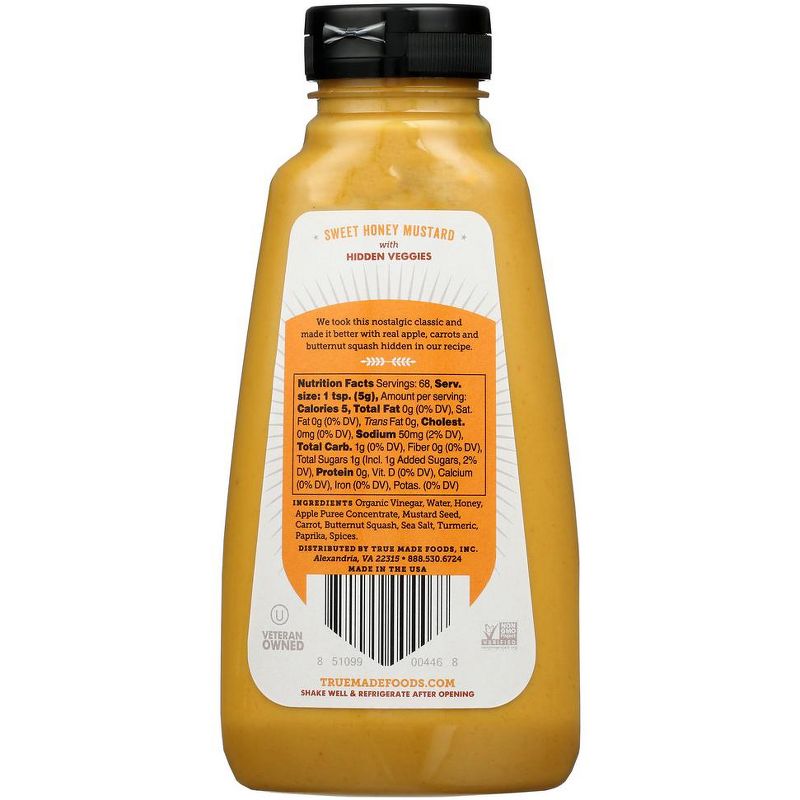 True Made Foods Honey Mustard With Hidden Veggies - Case of 6/12 oz, 3 of 7