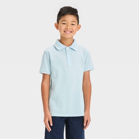 Boys' Short Sleeve Tipping Polo Shirt - Cat & Jack™ : Target