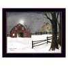 AZL1 Life Concept Wall Art Light in the Stable Printed Framed Print Ready To Hang for Living Room Bedroom Farmhouse, Black, 28"*2"*24" - 2 of 4