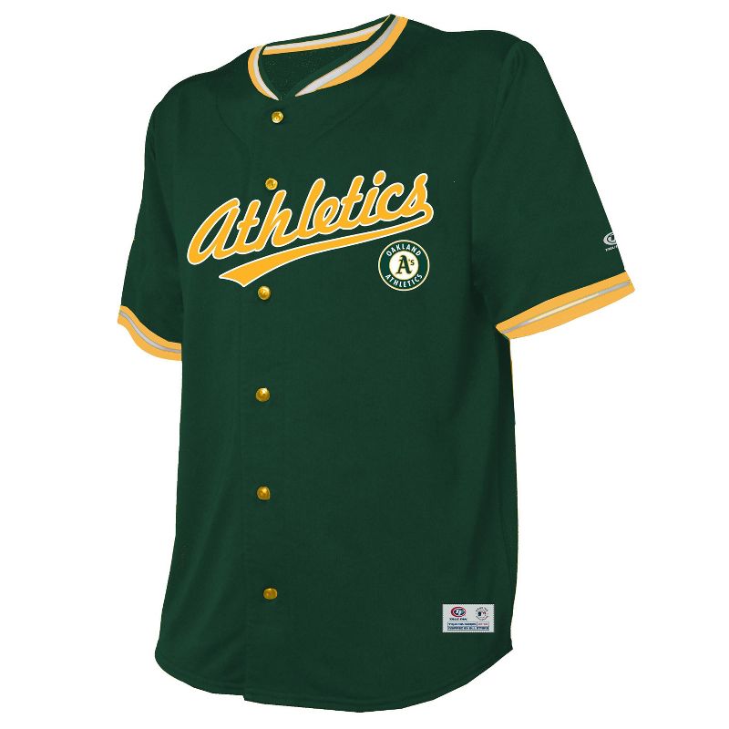MLB Oakland Athletics Men&#39;s Button Down Jersey, 2 of 4