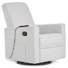 Evolur Raleigh Upholstered Plush Seating Swivel Glider - 2 of 4