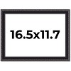 PosterPalooza | Antique Red Picture Frame - UV Acrylic, Backing Board, Hanging Hardware Included - 2 of 4