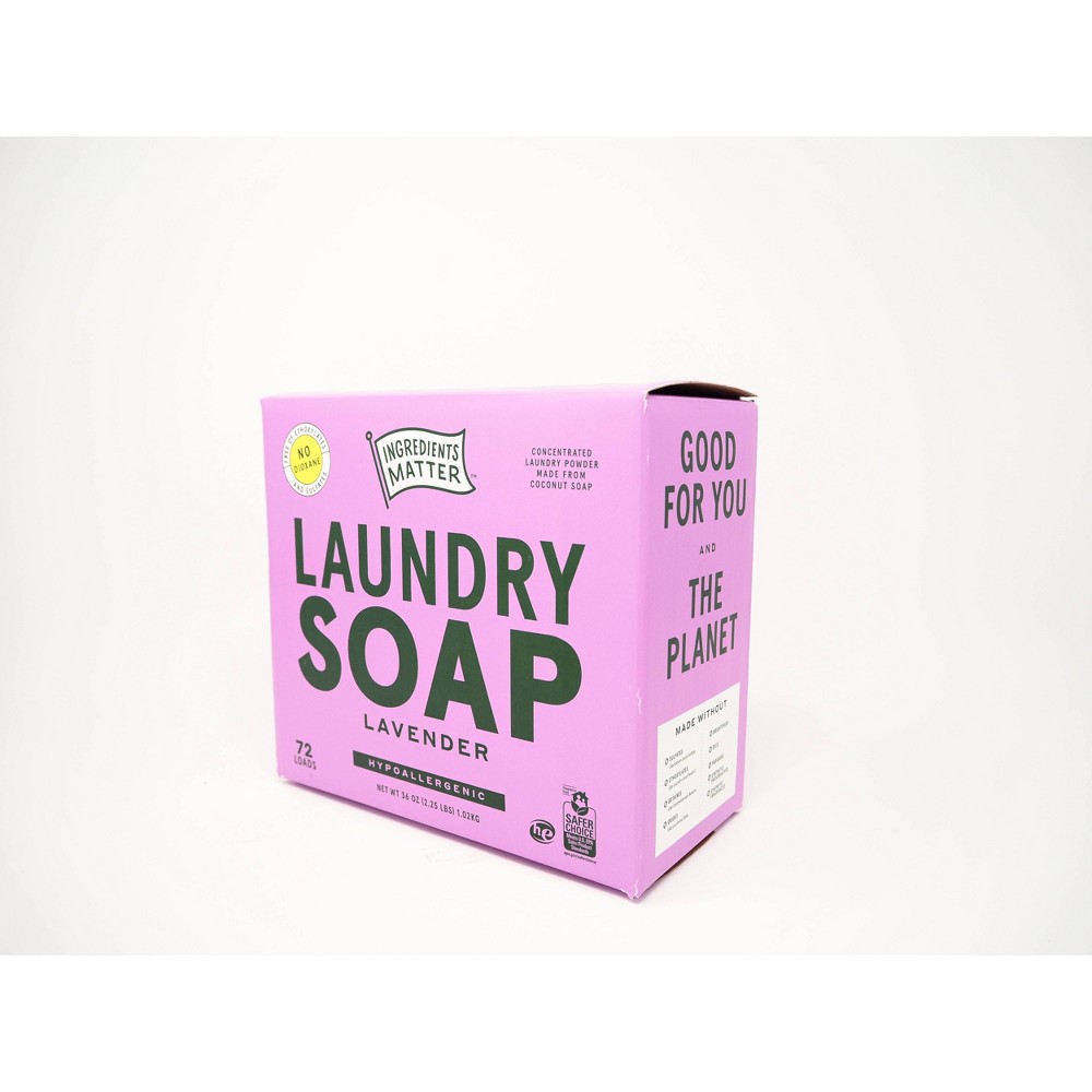 Ingredients Matter Lavender Laundry Soap Powder - 36oz