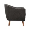 NicBex Chenille Accent Chair,Upholstered Living Room Chairs with Stitched Back and Wood Legs,Mid-Century Armchair,Accent Chairs for Living Room - 3 of 4