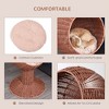 Kumasinova Elevated Cat Bed,Cat Basket Bed with Rotating Egg Chair Cushion,Natural Rattan Pet Bed with Thick Padding,Woven Cat Beds for Indoor Cats - 2 of 4