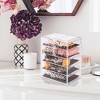 Sorbus Acrylic Makeup Organizer Case - Big Clear Makeup Organizer for Vanity, Bathroom, College Dorm, Closet, Desk - 3 of 4