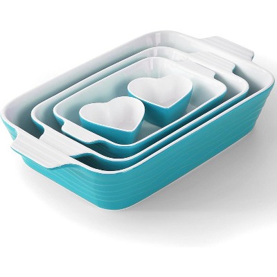 Baking Dish for Oven Casserole Dishes Bakeware Set With Large Deep Baking Dishes Rectangular Non-Stick Baking Pans