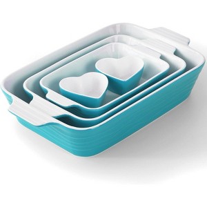 Baking Dish for Oven Casserole Dishes Bakeware Set With Large Deep Baking Dishes Rectangular Non-Stick Baking Pans - 1 of 4