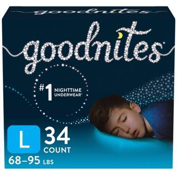 Pampers Ninjamas Nighttime Bedwetting Underwear Boys - Size L (64-125 lbs),  34 Count