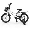 Infans 16" Kid’s Bike w/Removable Training Wheels & Basket for 4-7 Years Old White - 3 of 4