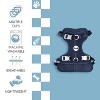 THE LICKER STORE Arlo Adjustable Soft Padded No Pull Pet Harness with 3 Buckles and 3 Leash Clips - 3 of 4