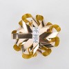 Bows And Sparkles 6" Large Gift Bow Rose Gold - 3 of 3