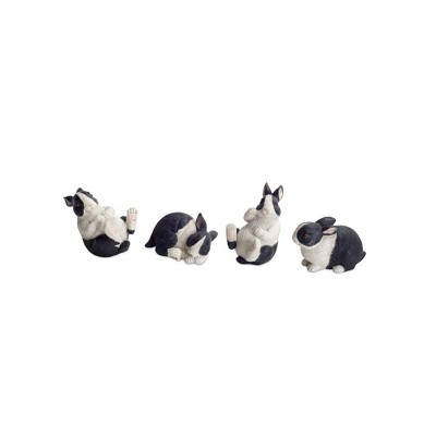 Melrose Playful Rabbit Figurine (Set of 16)