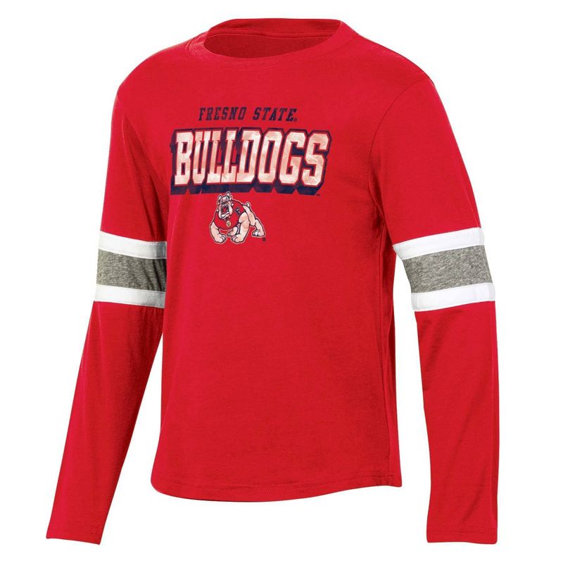 NCAA Fresno State Bulldogs Boys&#39; Long Sleeve T-Shirt, 1 of 4