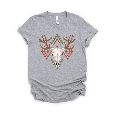 Simply Sage Market Women's Christmas Bull Short Sleeve Graphic Tee