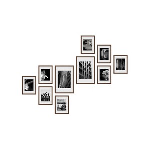 Haus and Hues Marlow Gallery Wall Frame Set with Real Glass and Mat - 1 of 4
