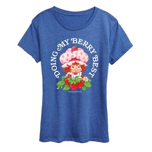 Women's - Strawberry Shortcake - Doing My Berry Best- Women'S Short Sleeve Graphic T-Shirt Short Sleeve Graphic T-Shirt - 1 of 4