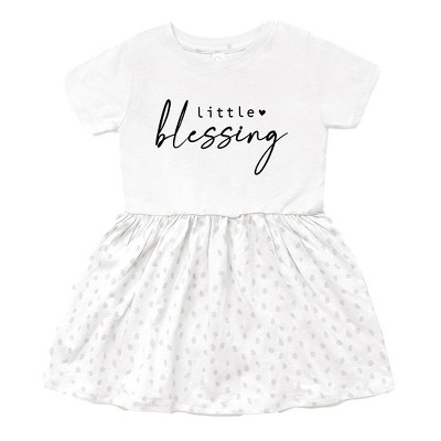 The Juniper Shop Little Blessing Heart Infant Dress