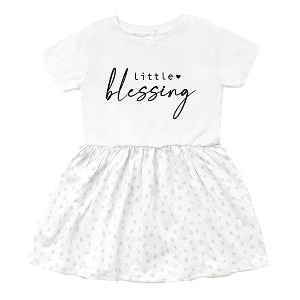 The Juniper Shop Little Blessing Heart Infant Dress - 1 of 3