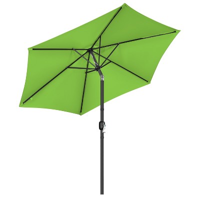 Yaheetech 9FT Patio Umbrella Market Umbrella with Button Tilt and Crank