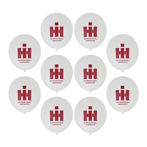 International Harvester Logo White Balloons, 10 Pack AI-150 - 1 of 4