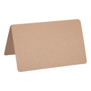 Unique Bargains Foldable Blank Wedding Party DIY Favor Decor Greeting Place Cards 50 Pcs - 1 of 4
