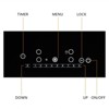 Winado 30 in. 4-Burners Elements Electric Stove Top Glass Top Radiant Electric Cooktop - 3 of 4