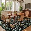 Washable Tiger Runner Rug for Kitchen Non-Slip Non-Shedding Animal Floral Long Carpet, Low Pile Botanical Floor Covering - 3 of 4