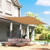 Outsunny 20' x 13' Rectangle Sun Shade Sail Canopy Outdoor Shade Sail Cloth for Patio Deck Yard with D-Rings and Nylon Rope Included - 2 of 4