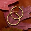 Ross-Simons Italian 2mm 18kt Yellow Gold Hoop Earrings - 3 of 4