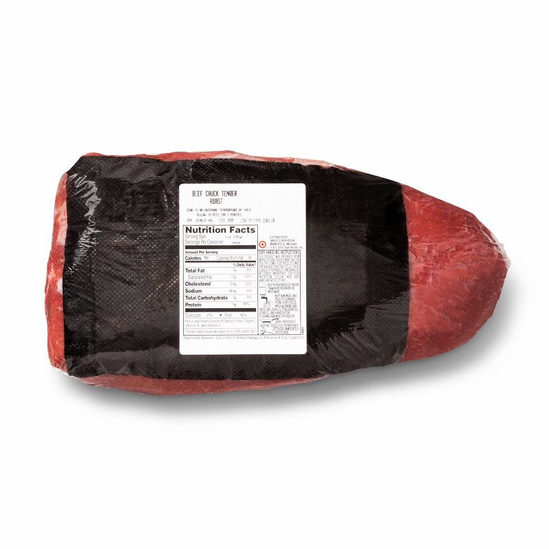 USDA Choice Angus Beef Chuck Tender Roast - 1.28-4.00 lbs - price per lb - Good &#38; Gather&#8482;, 5 of 6