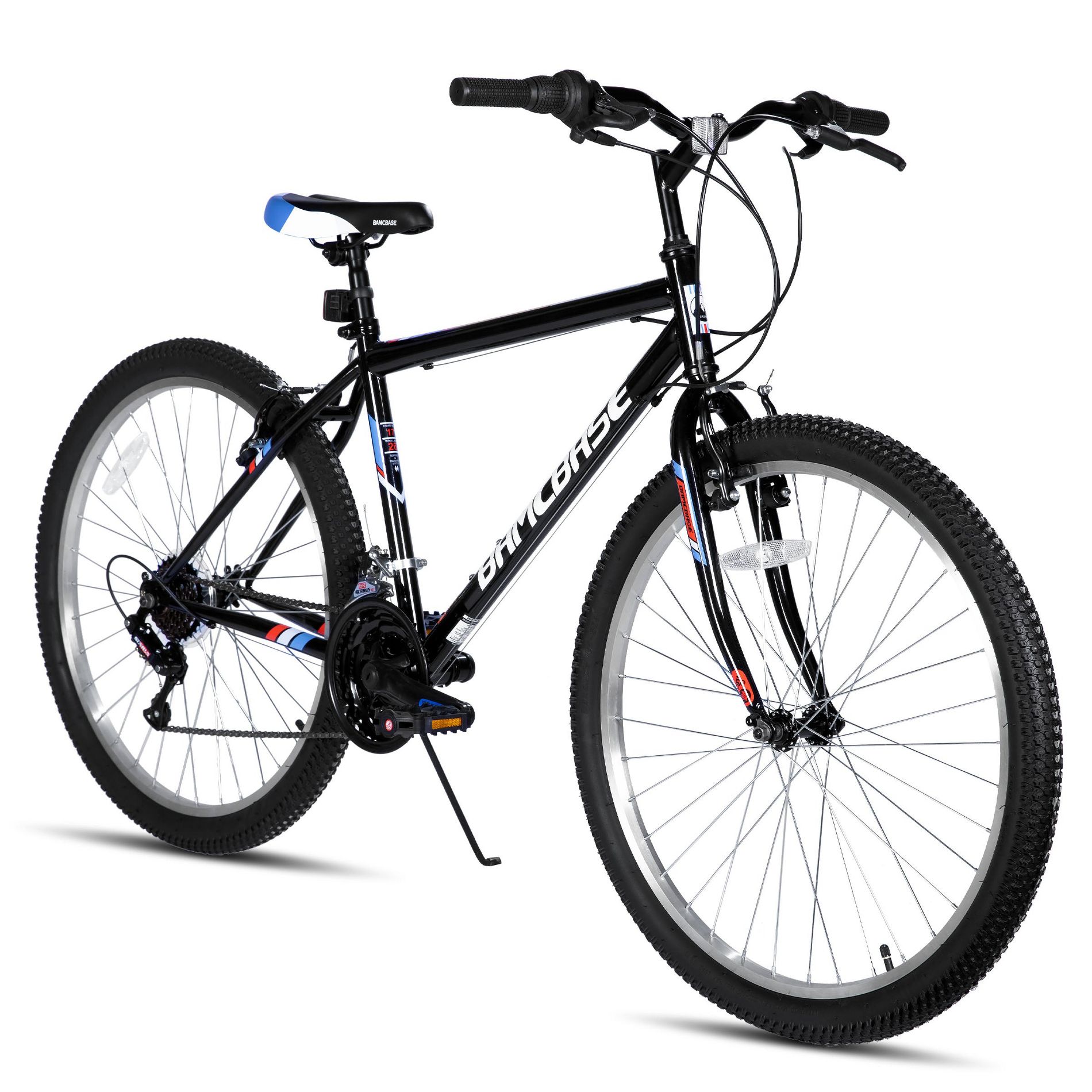 BAMCBASE 24 inch Mountain Bike, Black
