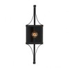 Savoy House Raeburn 1 - Light Wall Light in  Matte Black/Weathered Brushed Brass - 3 of 4