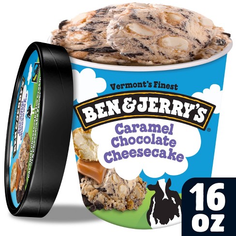 Ben & Jerry's Caramel Chocolate Cheesecake Truffles Ice Cream - 16oz - image 1 of 4
