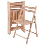 4pc Folding Chairs - Winsome