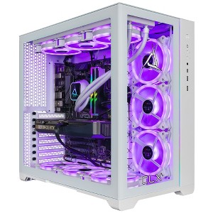 CLX SET Gaming PC - AMD Ryzen 7 7800X3D 4.2GHz 8-Core Processor, 64GB DDR5 Memory, GeForce RTX 5070 12GB Graphics, 2TB SSD, 6TB HDD, WiFi, W11 Home - 1 of 4