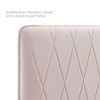 Modway Leila Performance Velvet Headboard – King/California King Size Tufted Upholstered Design in Pink, Glam Modern Bedroom Accent - 2 of 4
