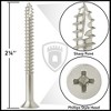 Cauldham  #9 x 2-1/4 Inch Wood Screwsh for Door Hinges - 25 pack - 4 of 4
