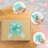 Unique Bargains Plastic Glossy Appearance Waterproof Gift Wrapping Pull Bows 20 Pcs - image 4 of 4