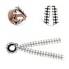 Unique Bargains Elegant Square Sequin Bow Ribbon Hair Elastic Band 1 Pc - 3 of 4
